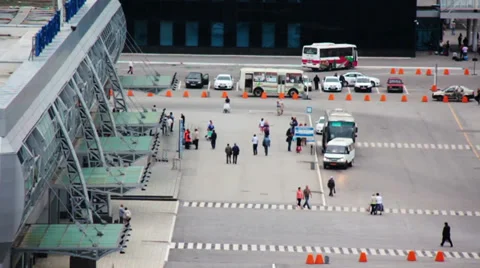 Area at the airport Stock Footage 30691552