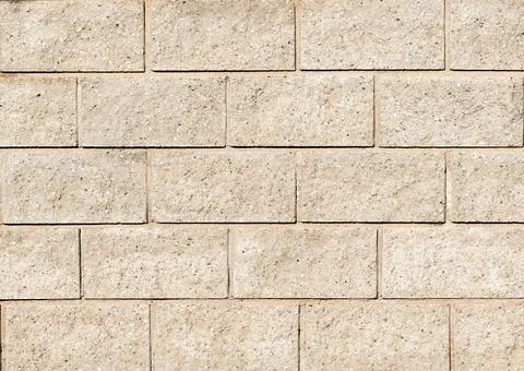Area composed of regular concrete blocks Stock Photos