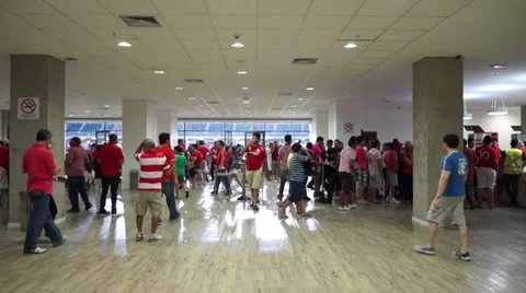 Area Interna Estadio Natal - Copa do mundo / World Cup 2014  Snack Bar - Natal Stock Footage 36422920