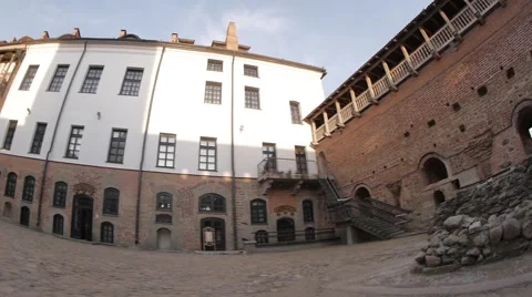 Area of ​​the Mir castle Stock Footage 41212312