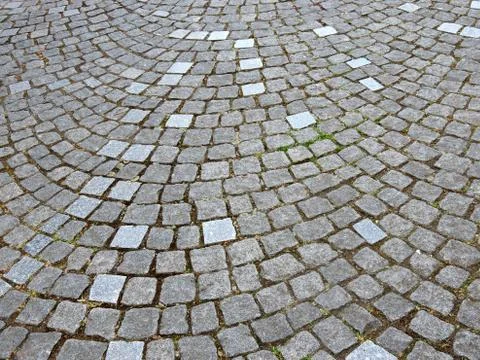 The area paved with stone. Background Foto stock