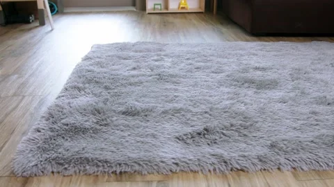 Area rug on the floor Video stock 139574072