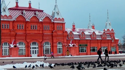 Area in Sergiev Posad 库存影片 76238229