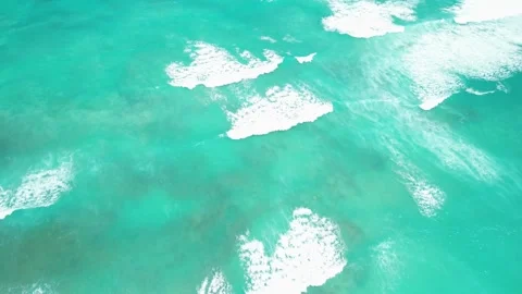 Area view of great Barrier Reef landscape colorful coral and turquoise ocean 스톡 동영상 273168013
