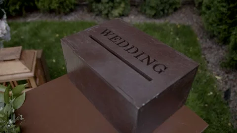 Area of the wedding ceremony. Stock Footage 166706392