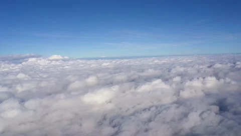 Areal view of clouds from above  Stock Footage 206773576
