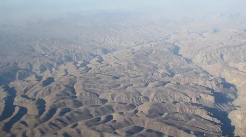 Areal View Desert Rocks Stockbeeldmateriaal 36634243