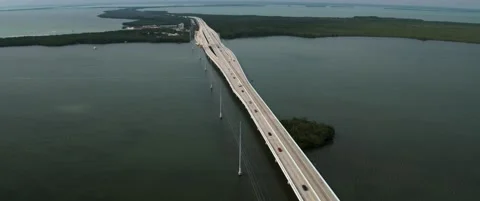 Areal View of Florida Keys Stock-Footage 200926689