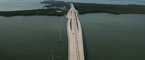 Areal View of Florida Keys Stock-Footage 200926690