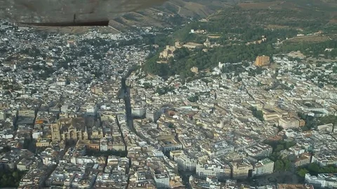 AREAL VIEW GRANADA Stock Footage 124174238