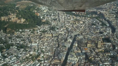 AREAL VIEW GRANADA Stock Footage 124174754