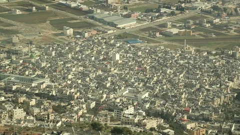 Areal view of Israel  Stock Footage 93423824