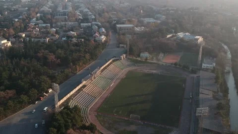 Areal view of stadium Stock Footage 149317984