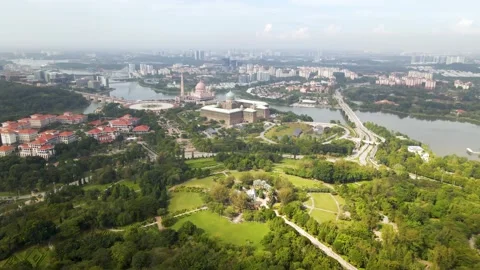 Areal View on top of building Stock Footage 144323268