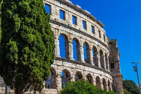 Arena in pula Stock Photos