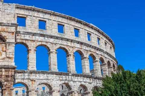 Arena Pula Foto stock