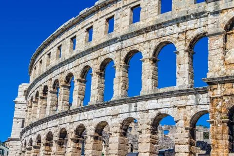 Arena in pula Stock Photos