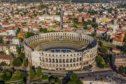 Arena in pula Stock Photos