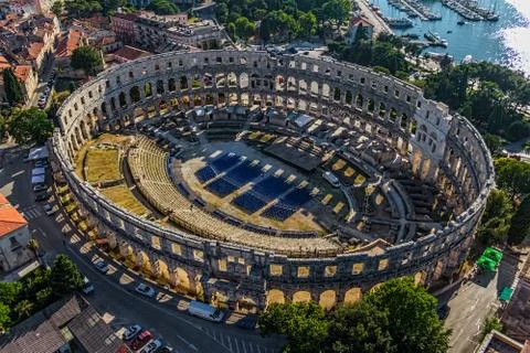 Arena in pula Stock Photos