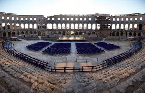 Arena of Pula Stock Photos