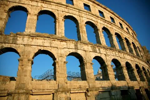Arena of Pula Stock Photos