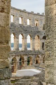 The Arena in Pula Stock Photos