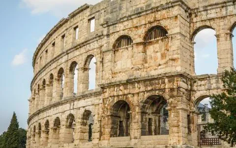 The Arena in Pula Stock Photos