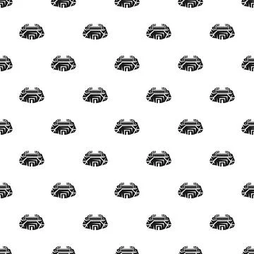 Arena stadium pattern repeating black and white background 库存插图