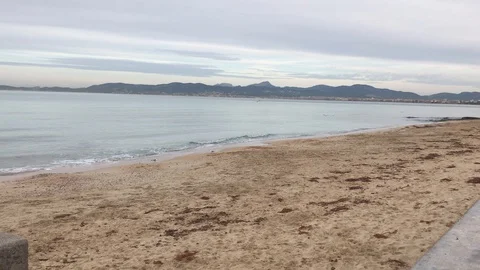 This is Arenal beach Stock Footage 128132476