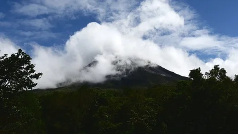 Arenal volcano Stock Footage 126558022