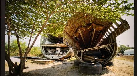 Areoplane, Graveyard Stock Photos