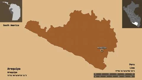 Arequipa, region of Peru. Previews. Pattern 스톡 일러스트