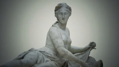 Aretheus white marble statue Vidéo 151193076