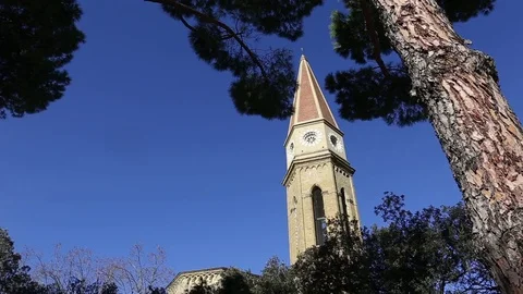 Arezzo Cathedral Stock Footage 73424676