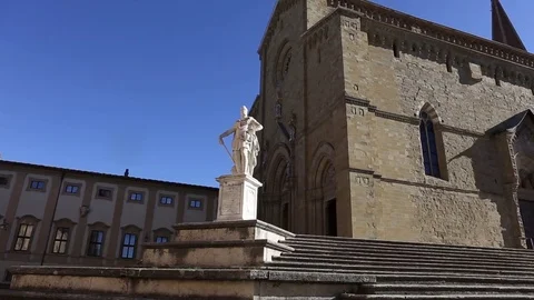 Arezzo Cathedral Stock-Footage 73424715