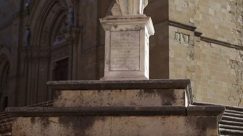 Arezzo cathedral Stock-Footage 73424954