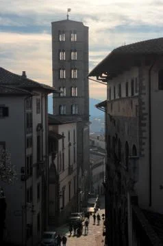 Arezzo overview Stock Photos