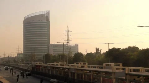 Arfa Software Technology Park building in Lahore, Pakistan Stock Footage 145702163