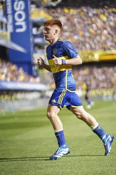  ARG: CA Boca Juniors v Newells. Liga Argentina. Date 13 Valentin Barco o.. Stock Photos