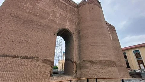 Arg of Tabriz (Arg-e Alishah), The Ali Shah Citadel, Tabriz, Iran Stock Photos