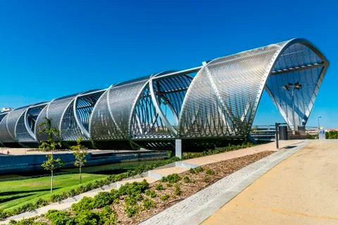 Arganzuela bridge Stock Photos