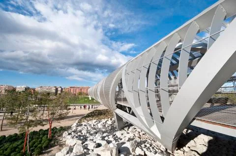 Arganzuela Bridge Foto stock
