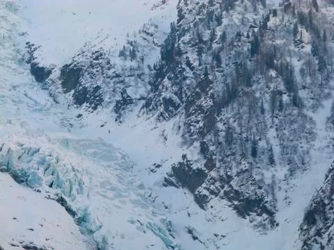Argentiere Glacier Stock Photos