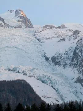 Argentiere Glacier Stock Photos