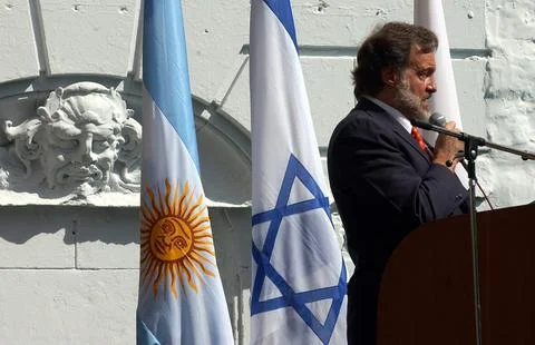 Argentina - 12? Aniversario De Atentado a Embajada De Israel - Mar 2004 Stock Photos
