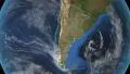Argentina. 3d earth in space - zoom in on Argentina contoured 4k 4k or 4k+ Resolution