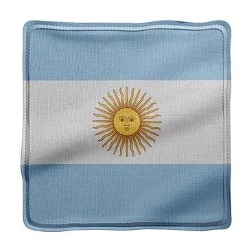Argentina 3d flag Stock Illustration