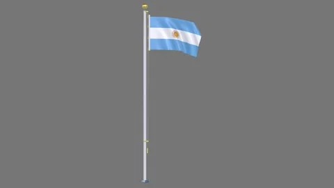 Argentina Animated flag Video stock 329105674