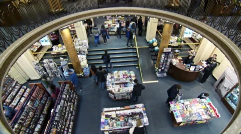 Argentina Buenos Aires library time lapse Stockbeeldmateriaal 50775064