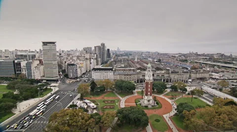 Argentina clock tower day time lapse Stock Footage 50772672